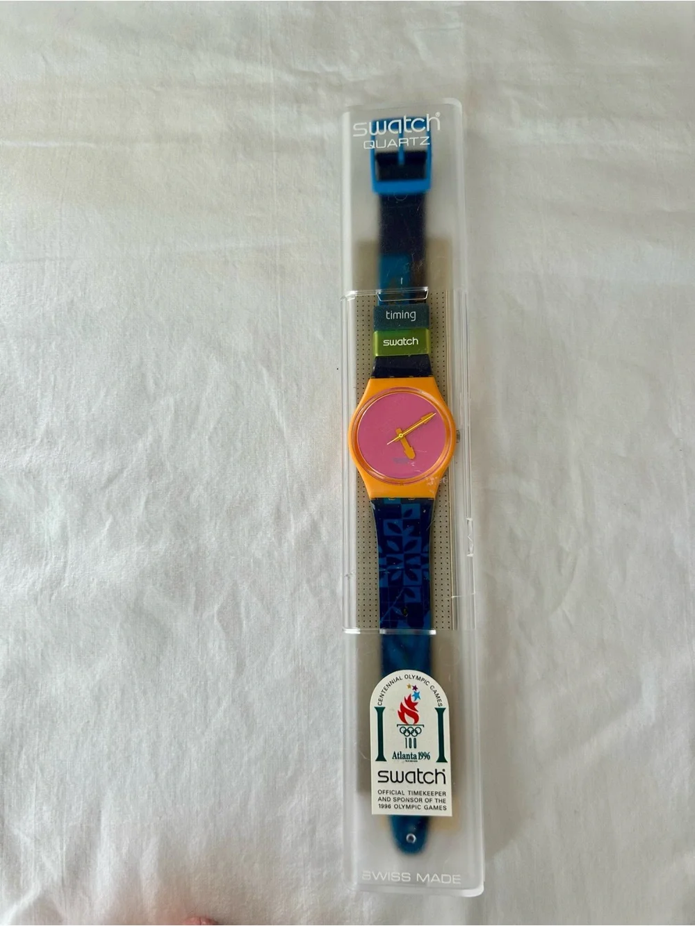 Swatch watch Unisex official 1996 Atlanta Olympics NIB